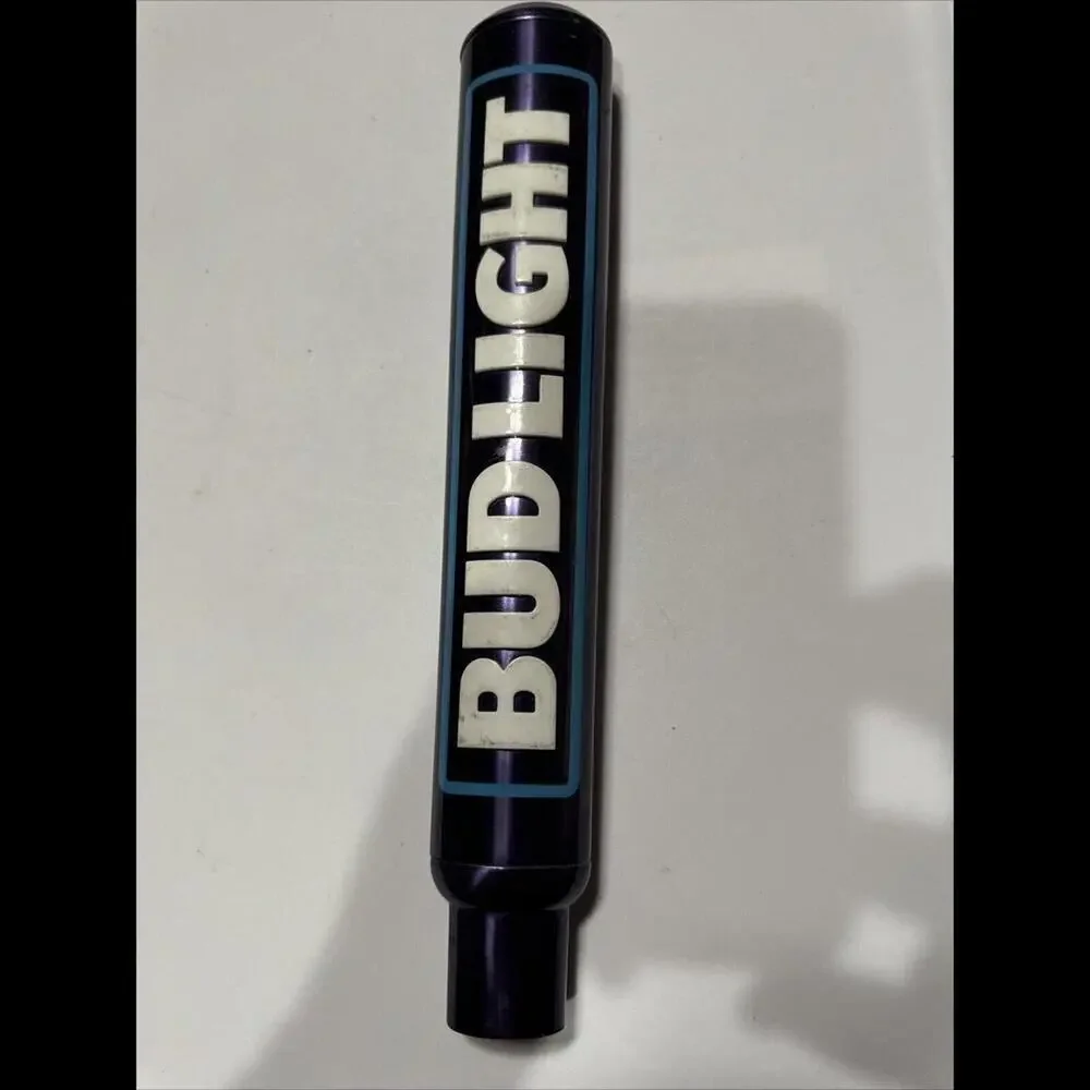 Bud Light Draft Beer Tap Handle Tapper 2 Sided Pub Bar 12